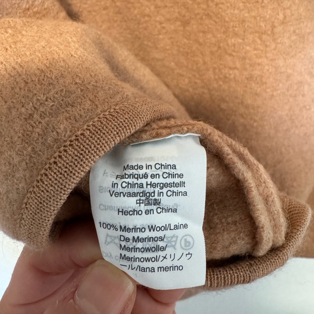 NWT Madewell Bomber Sweater Jacket 100% Marino Wool - Picture 5 of 5